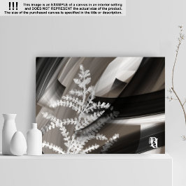 Impressão Em Tela 10x8" Terra’s Tender Whisper Abstract Brown Flower