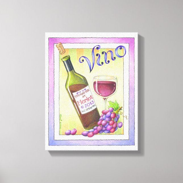 IMPRESSÃO EM TELA 11"X14" - VOCÊ ME CONQUISTOU COM (Frente)