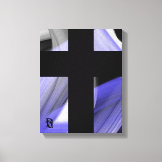 Impressão Em Tela 11x14" Lavender Moon Trend Abstract Art Violet (Frente)