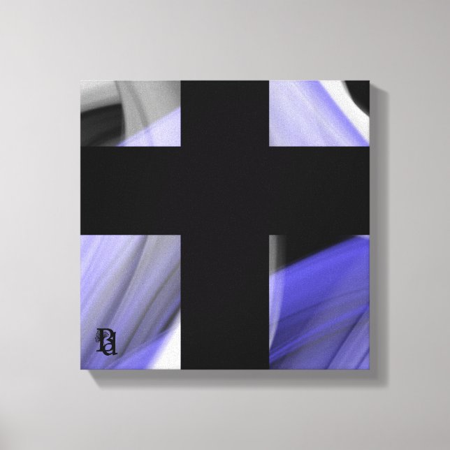 Impressão Em Tela 12x12" Lavender Moon Trend Abstract Art Violet (Frente)