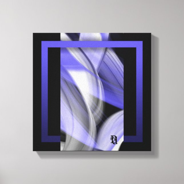 Impressão Em Tela 12x12" Lavender Moon Trend Abstract Art Violet (Frente)