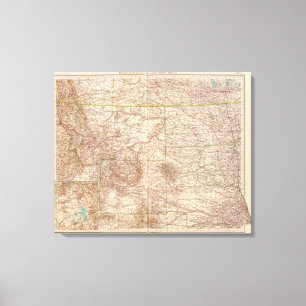 Impressão Em Tela 13637 Mont, ND, SD, Wyo, Neb