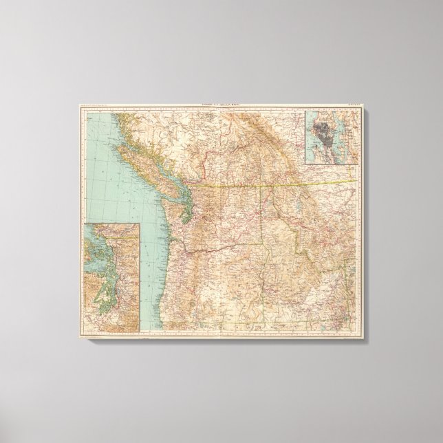 Impressão Em Tela 13839 Wash, Ore, Ida (Frente)