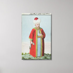 Impressão Em Tela 1404-51) sultões II de Amurath (Murad) (1421-51,