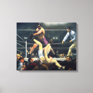 Impressão Em Tela 15x12 Vintage Art Sports Fight 1924