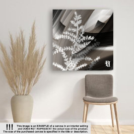 Impressão Em Tela 16x16" Terra’s Tender Whisper Abstract Brown Flowe