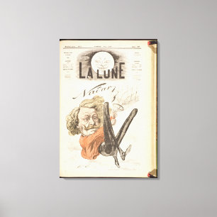Impressão Em Tela 1820-1910) frontispícios de Nadar (do "La Lune",