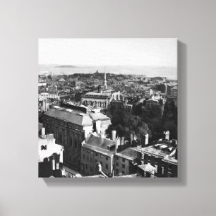 Impressão Em Tela 1859:  Uma vista de Boston que olha sul