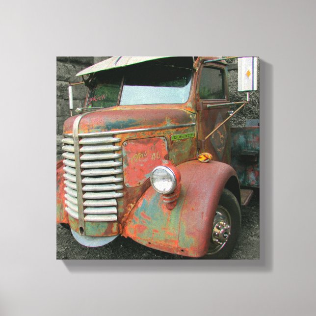 Impressão Em Tela 1947 Diamond T Wreck (Frente)