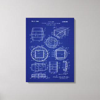 Impressão Em Tela 1966 Whiskey Container Art