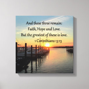 IMPRESSÃO EM TELA 1 CORINTHIANS 13 SUNSET DESIGN