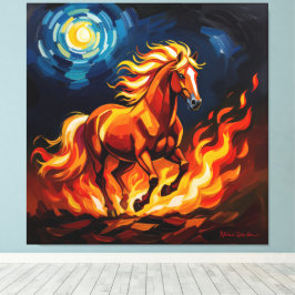 Impressão Em Tela „2026 – Das Jahr des Feuerpferds“