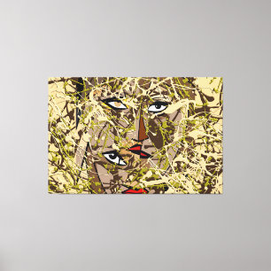 Impressão Em Tela 23_006, Pintura Espelhada