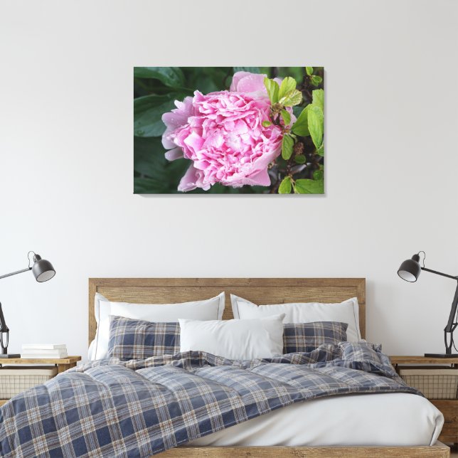 Impressão Em Tela 36"x24", cor-de-rosa (Insitu(Quarto))