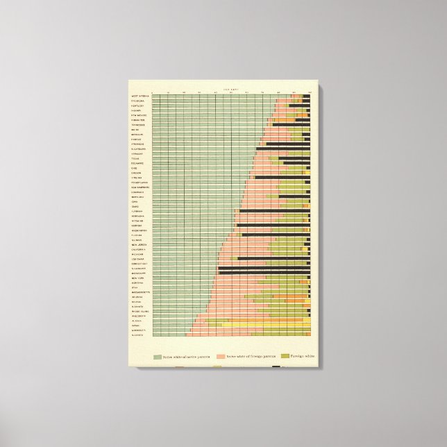 Impressão Em Tela 43 Constituintes dos Estados 1900 (Frente)