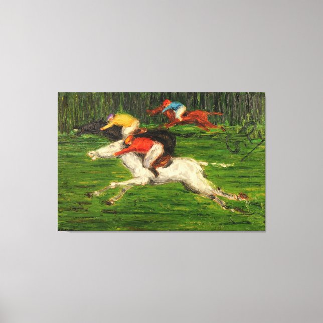 Impressão Em Tela 48,00" x 32,00" GP di galoppo (Frente)