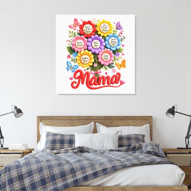 Impressão Em Tela #4 Mamãe (Insitu(Quarto))