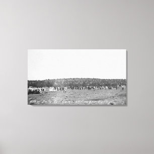 Impressão Em Tela 4o do jogo de basebol de julho