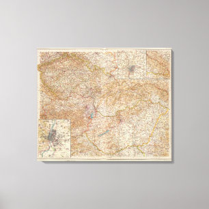 Impressão Em Tela 5960 Checoslováquia, Hungria