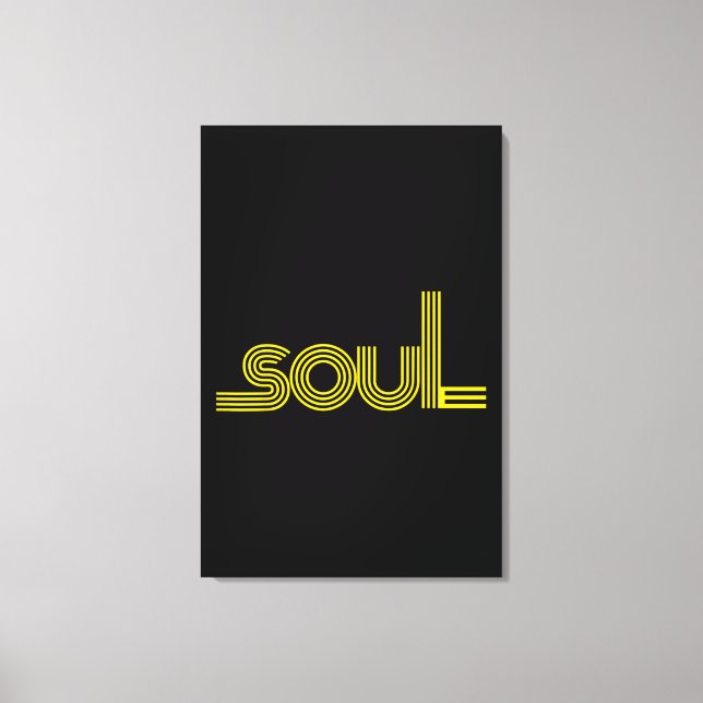 Impressão Em Tela 70s Funk Afro Soul Boogie Dance Love Train (Frente)