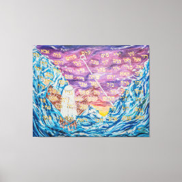 Impressão Em Tela 72 Names of G-D