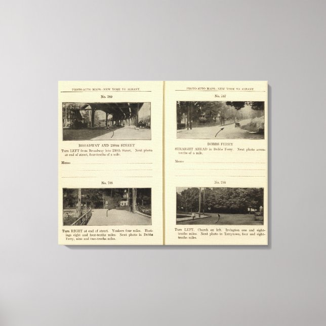 Impressão Em Tela 78689 Broadway & 230th Rua Dobbs Ferry (Frente)