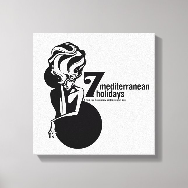 Impressão Em Tela 7 mediterranean holidays (Frente)