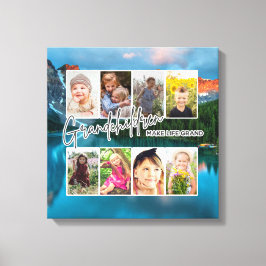 Impressão Em Tela 8 Foto "Os netos fazem a vida grande"