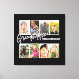 Impressão Em Tela 8 Foto "Os netos fazem a vida grande"