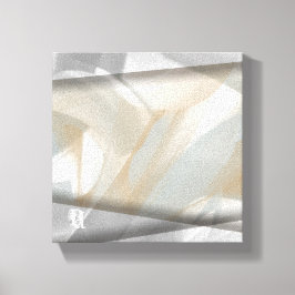 Impressão Em Tela 8x8" Sandy Tornado Trend Abstrato Art Beige