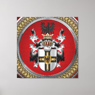 Impressão Em Tela [901] Casaco de armas da Ordem Teutônica