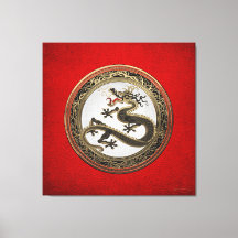 [901] Dragão Oriental Dourado e negro