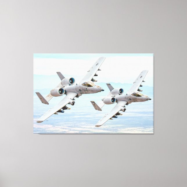 Impressão Em Tela A-10C THunderBOLT II 32x48 (Frente)