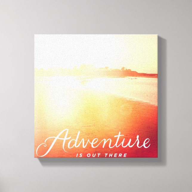 Impressão Em Tela A Adventure Está Lá (Frente)