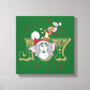 Impressão Em Tela A alegria de Tom e Jerry Holiday
