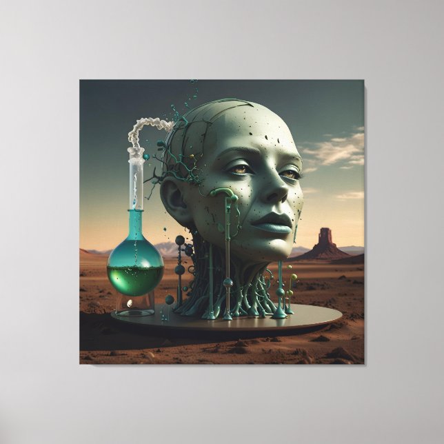 Impressão Em Tela A Alquimia da Evolução Humana (Frente)