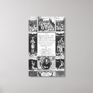 Impressão Em Tela A Anatomia da Melancolia