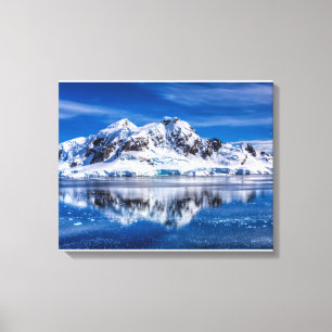 Impressão Em Tela a Antártica azul lindo