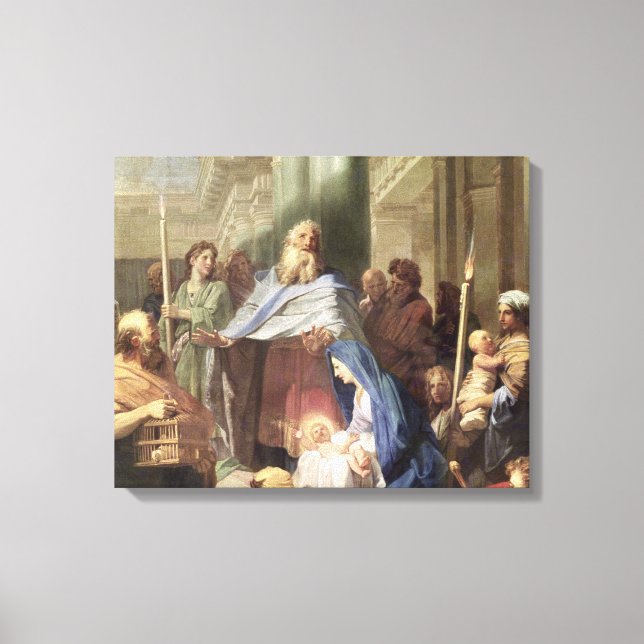 Impressão Em Tela A Apresentação no Templo, 1692 (Frente)