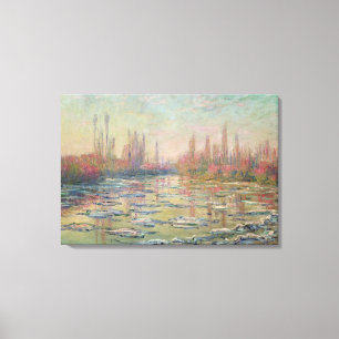 Impressão Em Tela A aproximação amigável no Seine, perto de