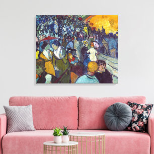Impressão Em Tela A Arena em Arles Van Gogh