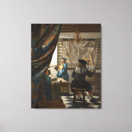 Impressão Em Tela A Arte da Pintura de Johannes Vermeer