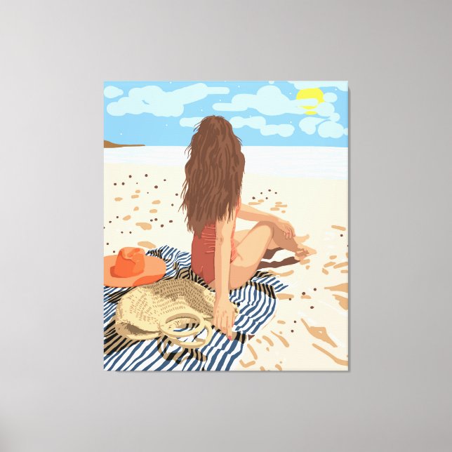 Impressão Em Tela A arte da vida é viver no momento (Frente)