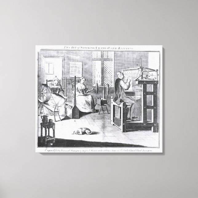 Impressão Em Tela A arte de guardar quadros de trabalho (Frente)