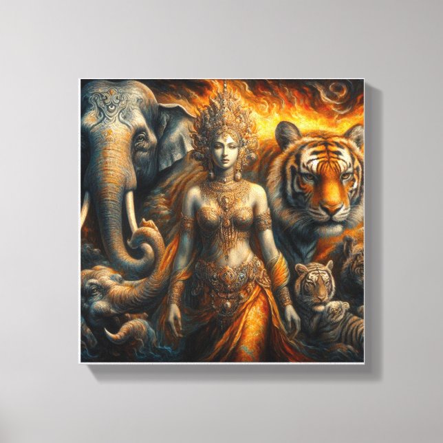 Impressão Em Tela A arte espiritual (Frente)