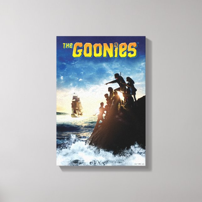 Impressão Em Tela A Arte Teatral do Navio Pirata dos Goonies (Frente)
