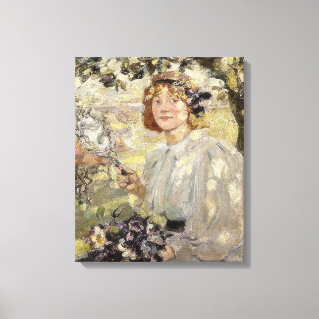 Impressão Em Tela A Árvore Apple (por Bessie MacNicol) (Frente)