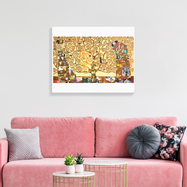 Impressão Em Tela A Árvore da Vida | Gustav Klimt | (Insitu(Sala de estar))