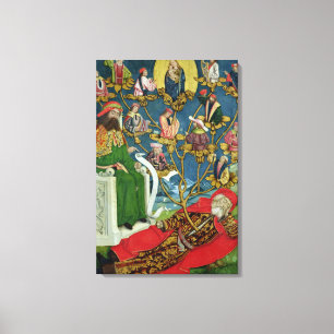 Impressão Em Tela A árvore de Jesse, do altar da abóbada, 1499