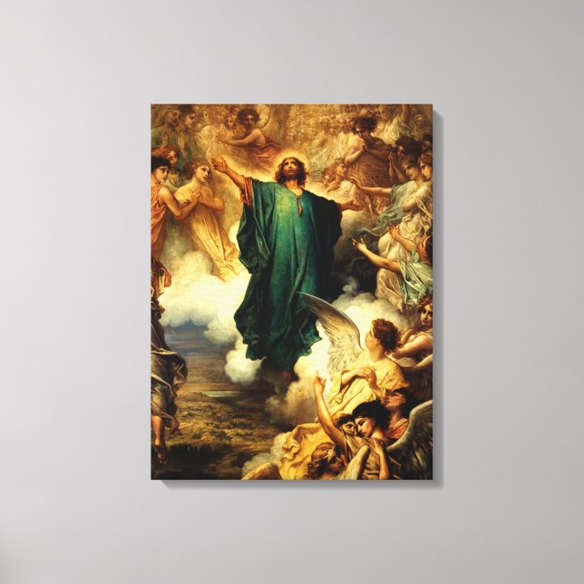 Impressão Em Tela A Ascensão, 1879, por Gustave Dore (Frente)